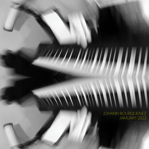 a blur photo of the digital piano I used for this release, and its inverted side on the bottom